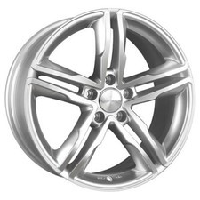 1x WHEELWORLD-2DRV WH11 Arktic Silber lackiert 8.5Jx19 5x112 ET45