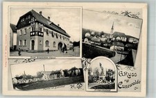 13582618 - 8704 Cunewalde Am Bahnhof Gasthaus zum Deutschen Haus Kriegerdenkmal