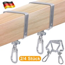 Schaukelschelle Schaukelhaken Massiv für Kantholz 120x120mm /12x12cm Schaukel