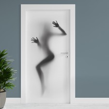 Türfolie "Silhouette Frau" 90x200cm Türposter Aufkleber Folie Tapete TF01-28