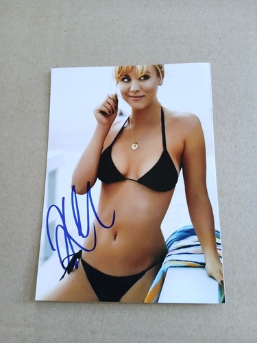Kaley cuoco autogramm - ++, ++