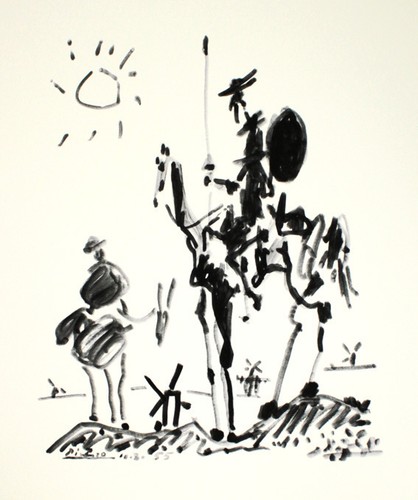 Pablo picasso don quichotte - -,