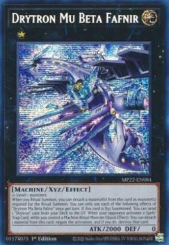Yugioh drytron beta fafnir - yugioh,