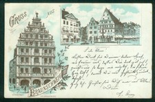 Litho / Lithografie: BRAUNSCHWEIG (Druck: J. Miesler, Berlin)