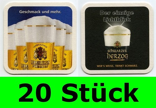 Stück bierdeckel - 20,
