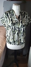 Blusenshirt grün bunt s - grün,