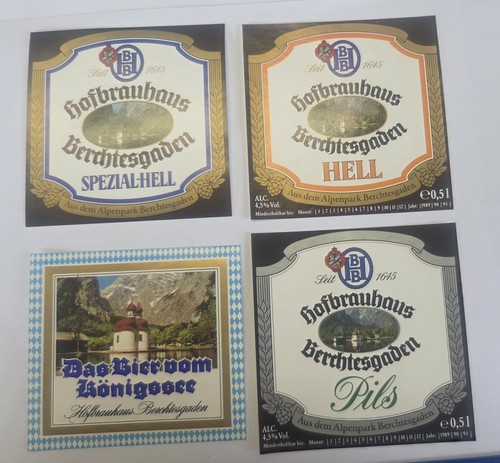 Bier etiketten brauerei - ;,