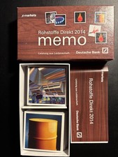 Deutsche Bank Memo Rohstoffe X-Markets Legespiel Kinderspiel Familienspiel