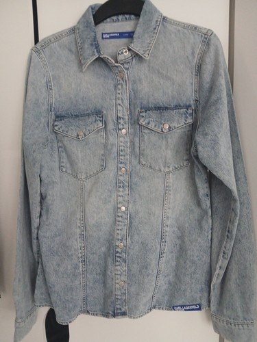 Karl lagerfläche jeanshemd - lagerfläche,