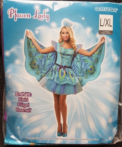 Pfauen lady pfau kostüm - 🎀,
