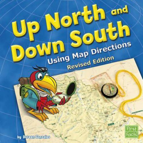 North and down south - up, south: