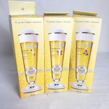 3x Warsteiner Tulpen Glas, Gläser WM 2006 (Italien, Frankreich, England)