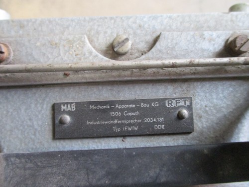 Ddr werkstelefon wandtelefon - werkstelefon,