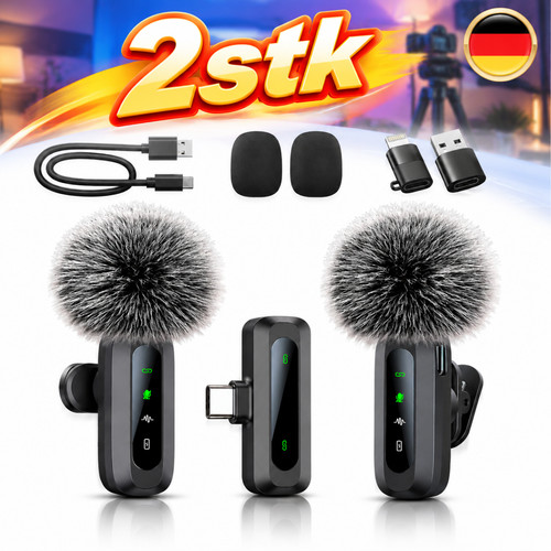 Wireless lavalier mikrofon - wireless, 2x