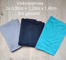 Viskosejersey Paket 3m gesamt blau