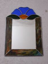 wM5Rg4 - Tiffany Design Glas Spiegel - 37 cm - Vintage