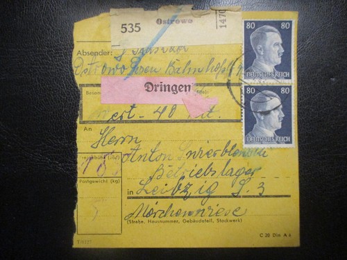 2675 paketkarte aus ostrowo - #2675,