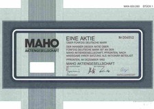MAHO AG 1992 Pfronten Allgäu Gildemeister Bielefeld Deckel Werkzeugmaschinen 50