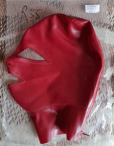 Rubber latex maske plum - rubber,