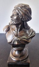 Orientalist Arab Bronze Bust