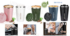 Thermobecher Edelstahl 380-510 ml Kaffeebecher to go Auslaufsicher Kaffeetasse