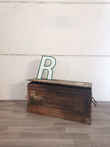 Vintage leuchtbuchstabe - vintage, r