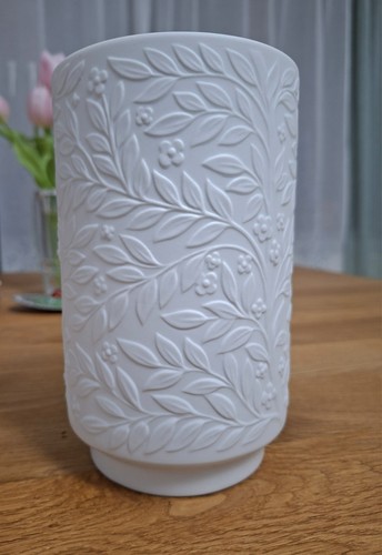 Biskuitporzellan vase 17h - , ×