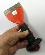 F85   neuwertiger Flachmeißel mit Handschutz