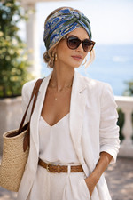 Vintage Seidentuch 104x104