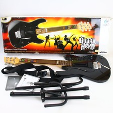 Playstation 3 PS3 OVP Controller Guitar Hero Gitarre Gurt ohne Empfänger Holz