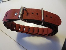  Hundehalsband Leder Rot - Gr