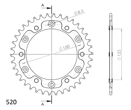 Kettenrad supersprox stealth - supersprox,