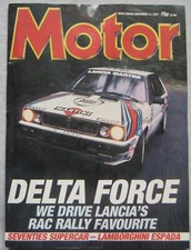 Motor magazine 14/11/1987
