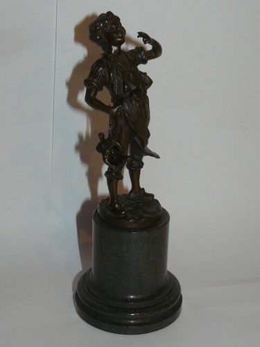 Bronze figur schuster - schuster, junge