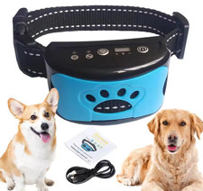 3in1 Anti Bell Hundehalsband Erziehungshalsband Hundetrainer Vibration Halsring