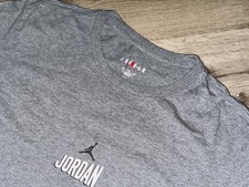 JORDAN Herren Langarm T-Shirt Pullover XXL 2XL Sweatshirt Grau 10005-41