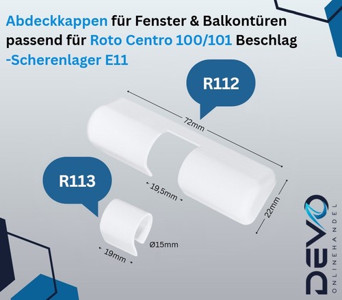 Abdeckkappen passend für roto - abdeckkappen,
