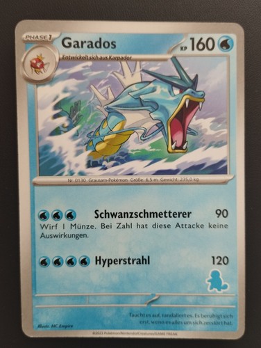 Pokémon karte garados - karte,