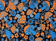 ZAUBERPILZE DRUCK AUF STRETCH