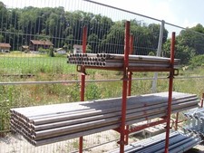 Gerüstrohr Aluminium 48,3mm, 150 cm lang Zaunpfosten gebraucht