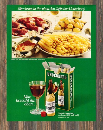 Underberg reklame - underberg,