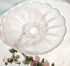 Glas Schale D 27 cm Obstschale mit Fuß Deko Schüssel