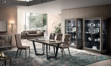 Esstisch Modern Grau Hochglanz