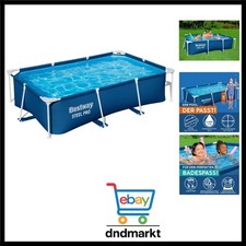 Steel Pro Rahmen Pool rechteckig 259x170x61cm  langlebig robust