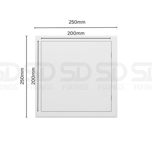 Kunststoff pvc zugangsplatte - kunststoff,