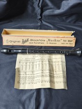 Original Pastalit Blockflöte "Musikus" Nr.99P C-Sopran in Originalschachtel