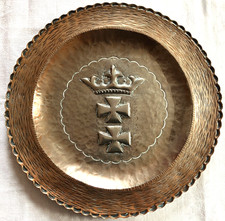 Historischer Kupfer-Teller