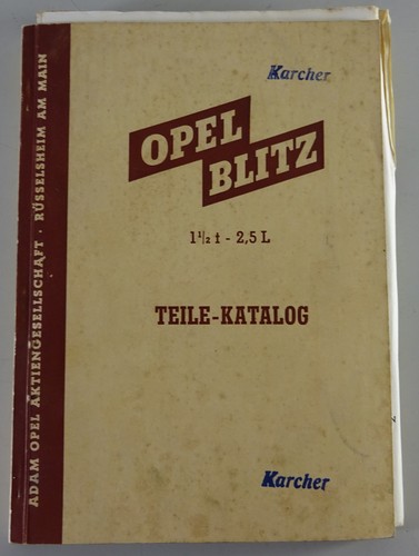 Teilekatalog parts catalog - parts,