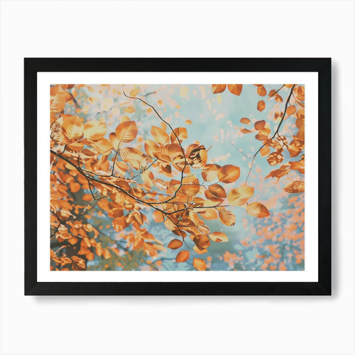 Autumn leaves 101 kunstdruck - leaves,