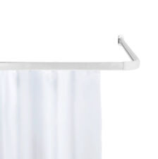 WENKO Winkelschiene Era Dusche Badewanne Vorhang Stange inkl. Spezialgleiter